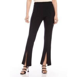 Fifteen Twenty Harlow Split Ankle Bootcut Pants in Black F36000 Large L NEW NWT